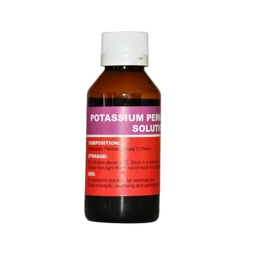 Potassium permanganate solution 0.1% ww